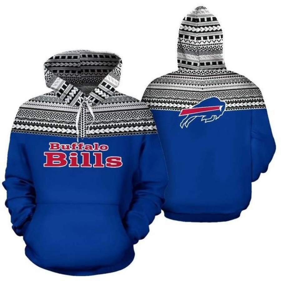 Buffalo Bills Casual 3D Hoodie