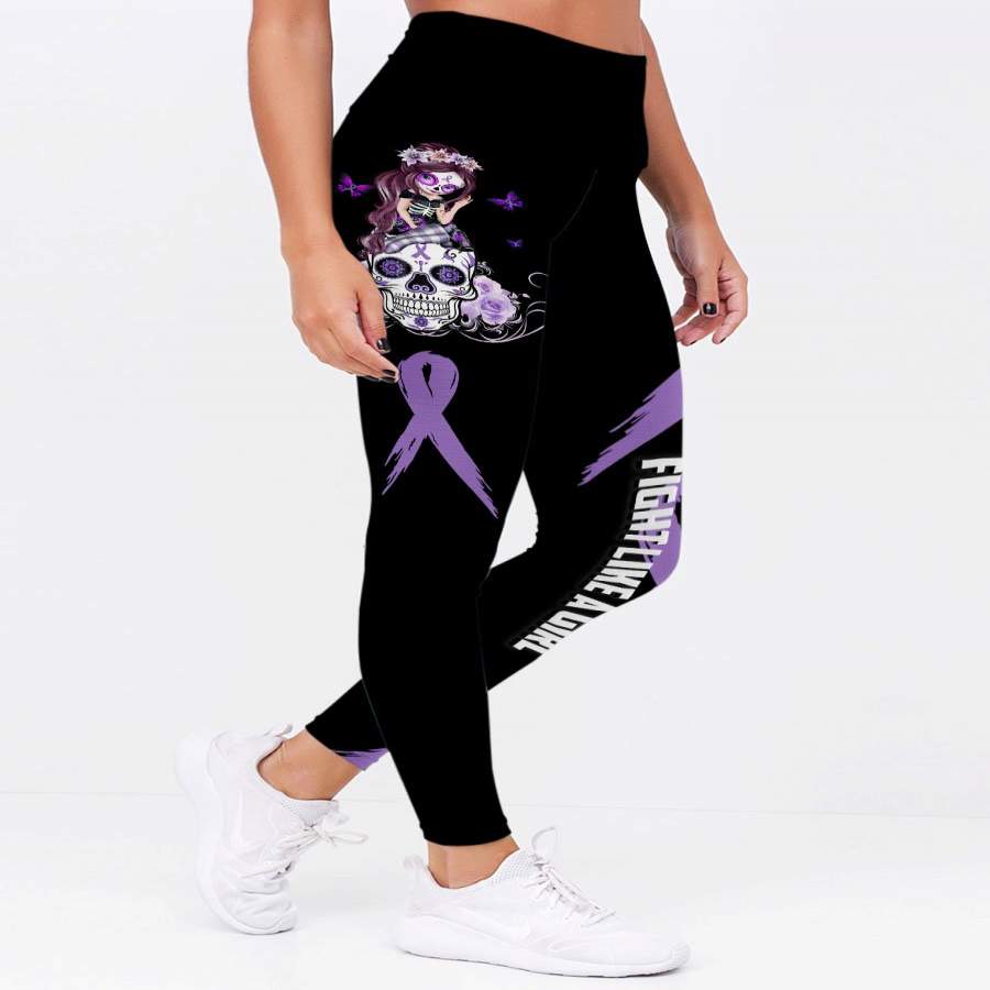 Purple Sugar Skull Girl Pancreatic C …