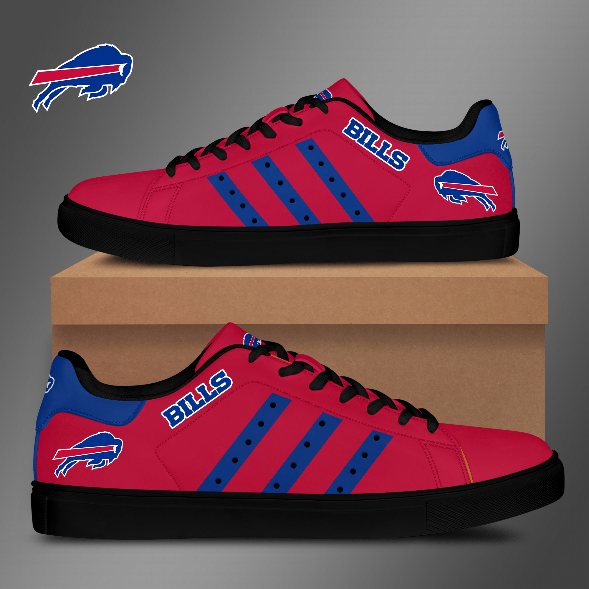 Buffalo Bills Low Top Shoes V10