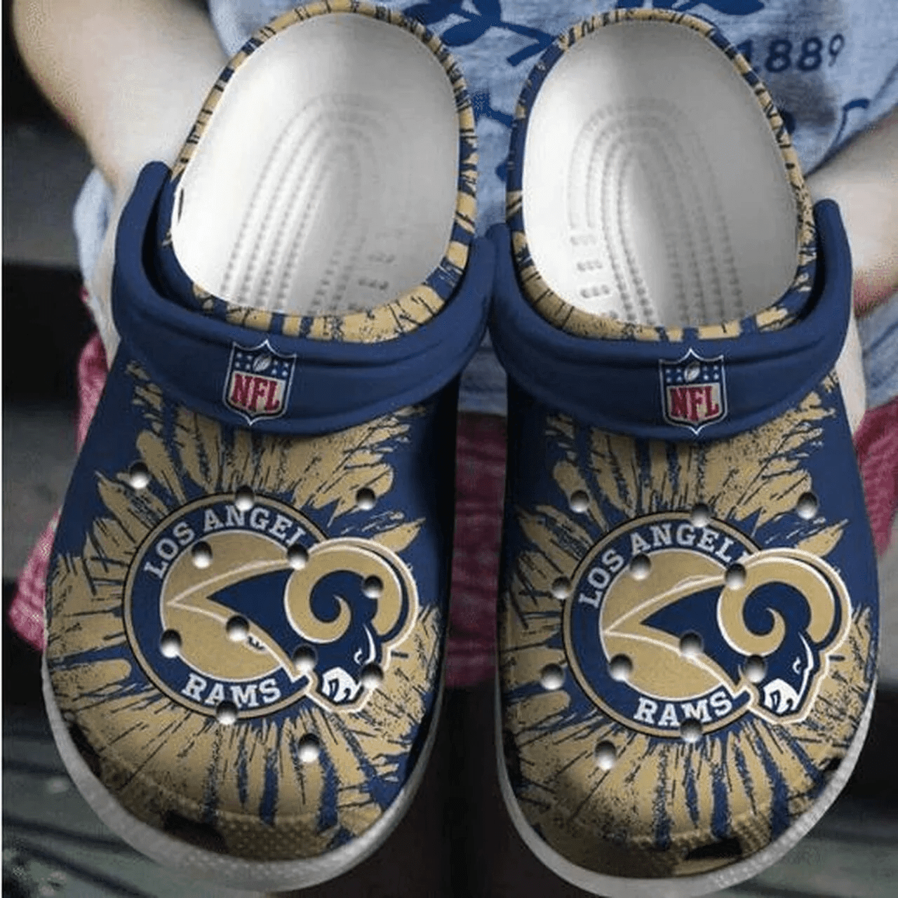 Los Angeles Rams Crocss Clog Comfortable Shoes Ver309