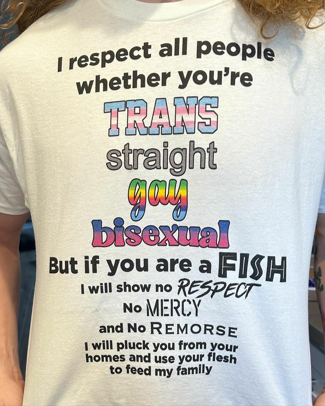 Shirt Ideas, I Respect All People Wh …