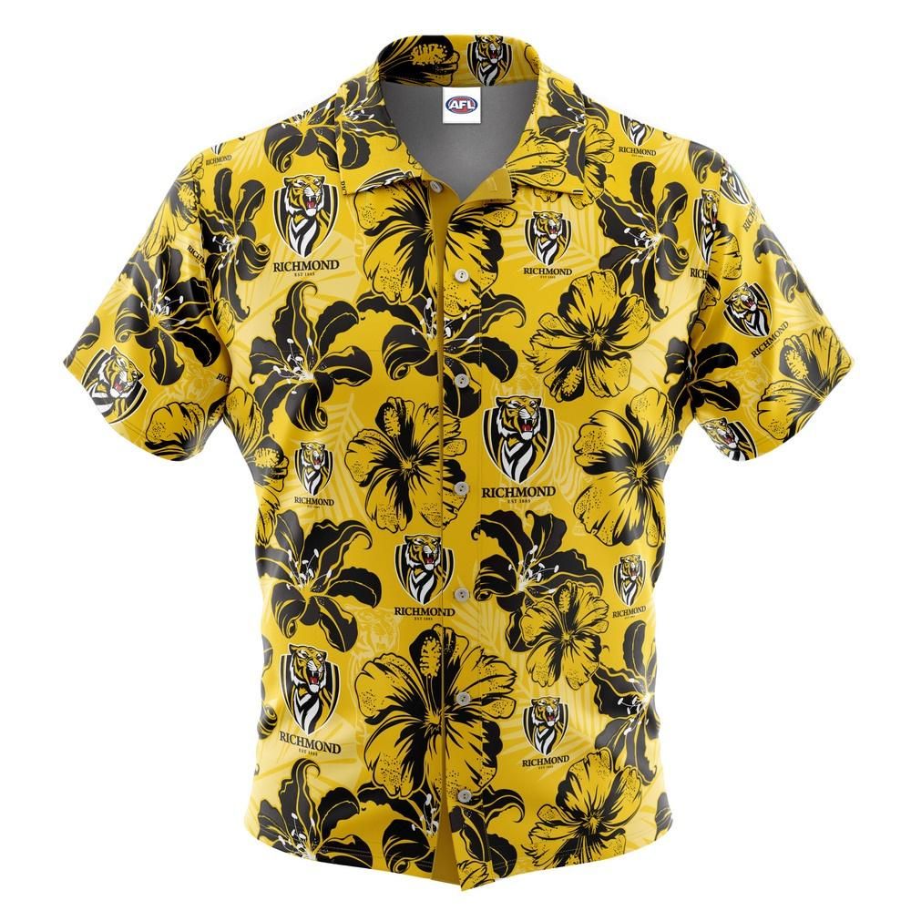 Richmond Tigers Hibiscus Hawaiian Sh …