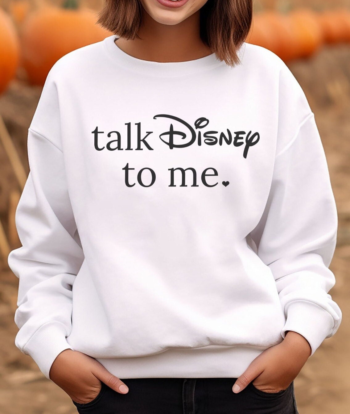 Talk Disney To Me Sweatshirt, Disney Sweatshirt, Disneyland Vacation, Disneyworld Vacation, Disney Mom, Disney Gift, Matching Disney Shirts