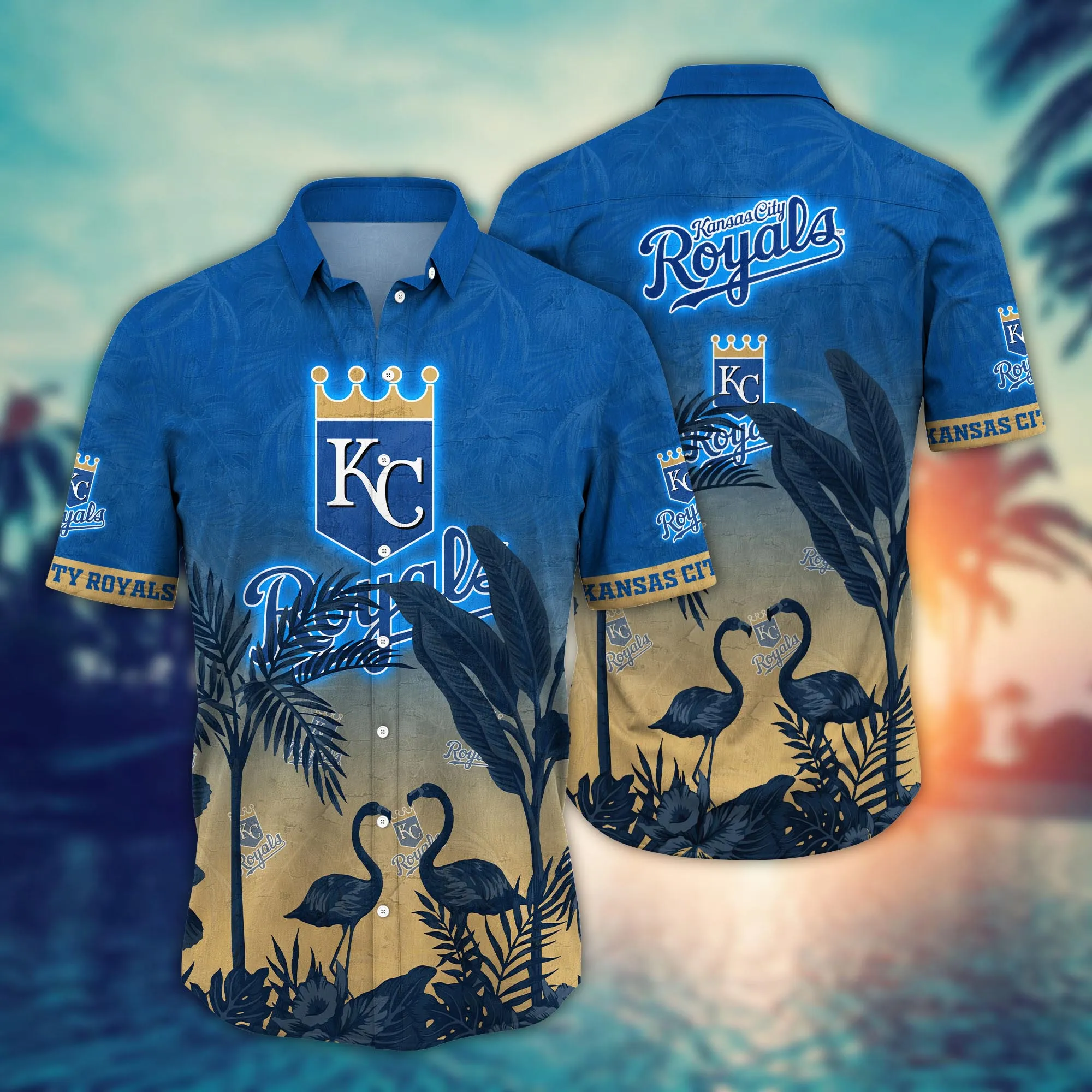 Kansas City Royals Mlb Hawaiian Shirt Beach Ballstime Aloha Shirt