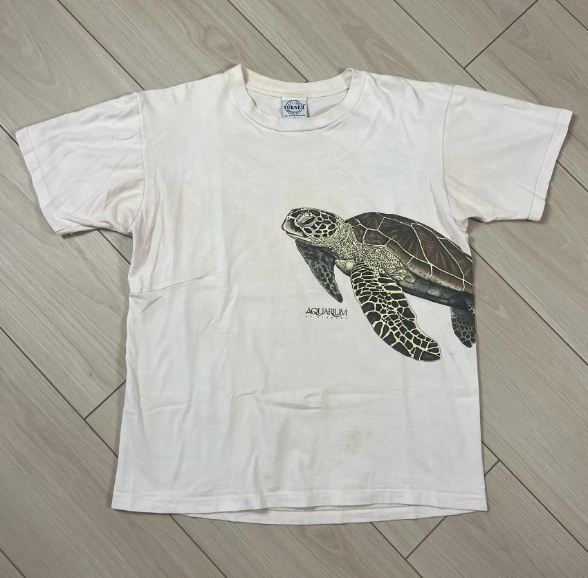 Vintage 90s Turtle Nature Art Shirt Outfit