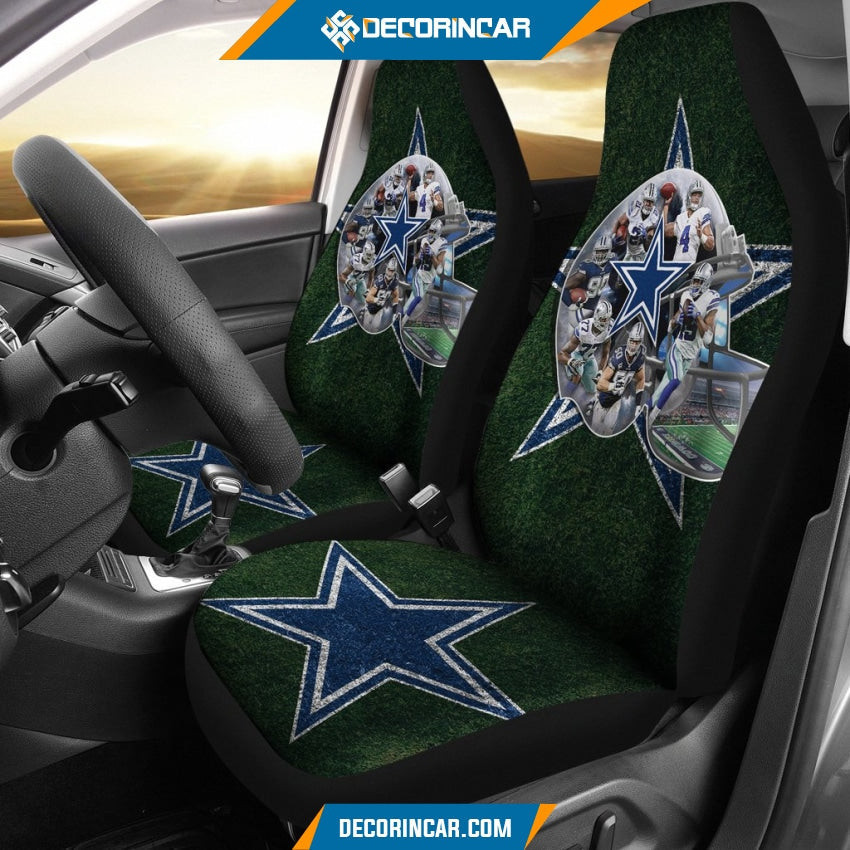 Dallas Cowboys Legends Green Edition Car Seat Cover Set CSC3816