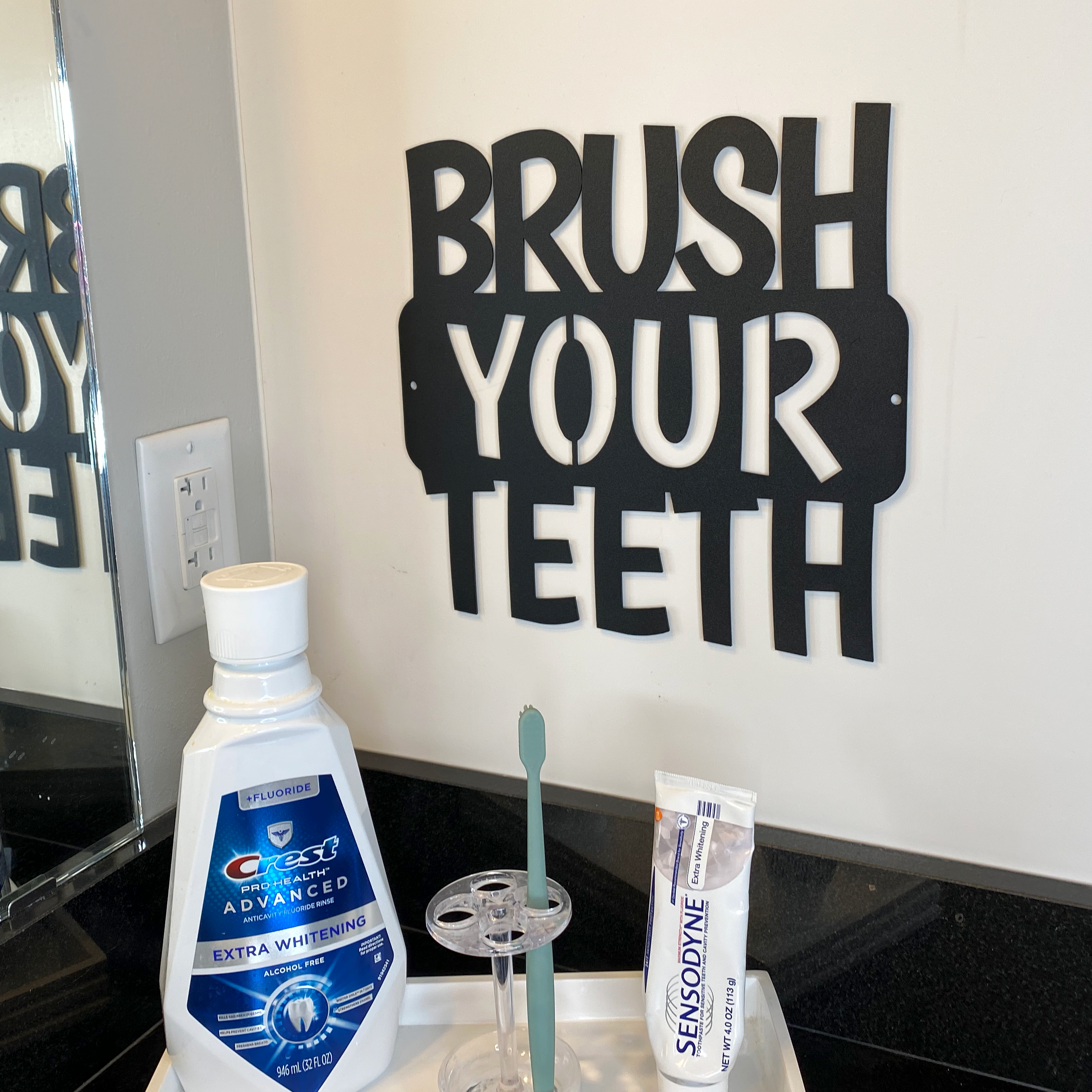 Brush Your Teeth Sign