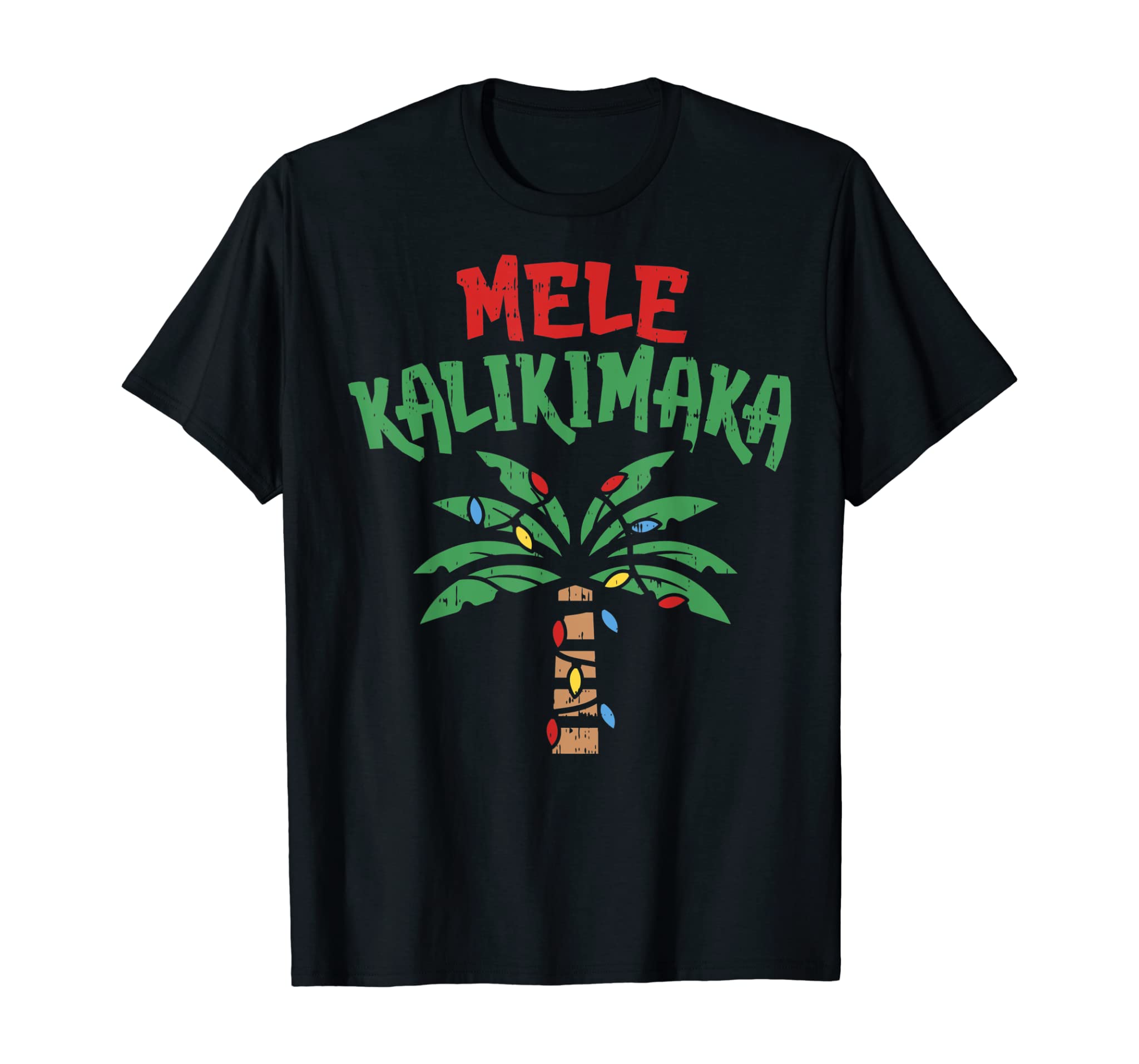 Mele Kalikimaka Palm Tree Shirt Hawaiian Christmas In July T-Shirt