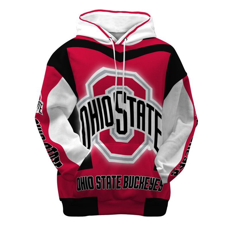 Ohio State Buckeyes Ncaa 3D Hoodie Sweatshirt