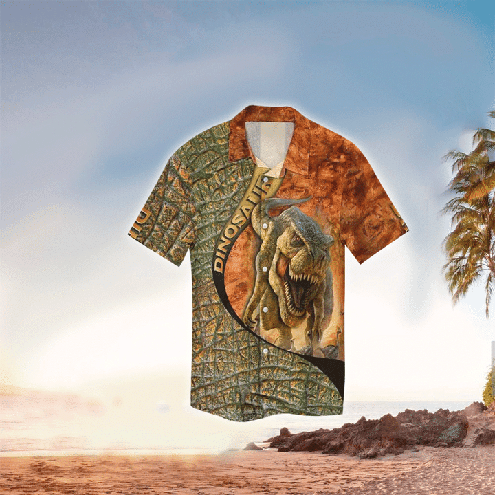 Dinosaurs Hawaiian Shirt For Men, Dinosaurs Lover Gifts