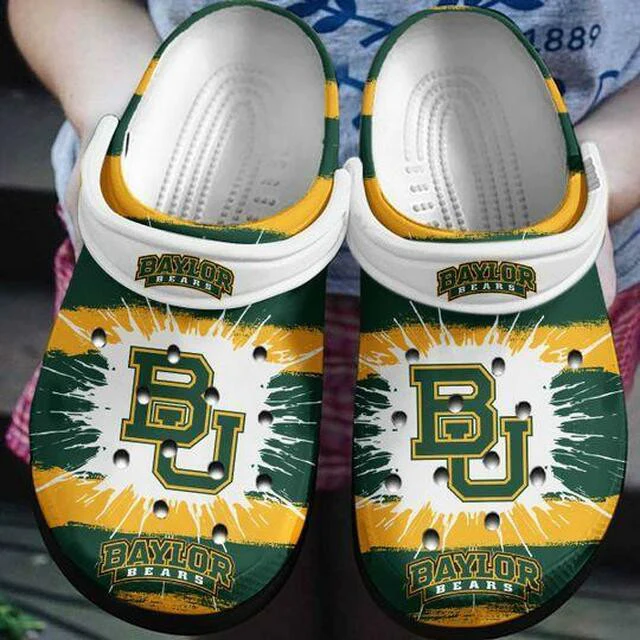 Baylor Bears Crocss Clog Comfortable Shoes Ver784