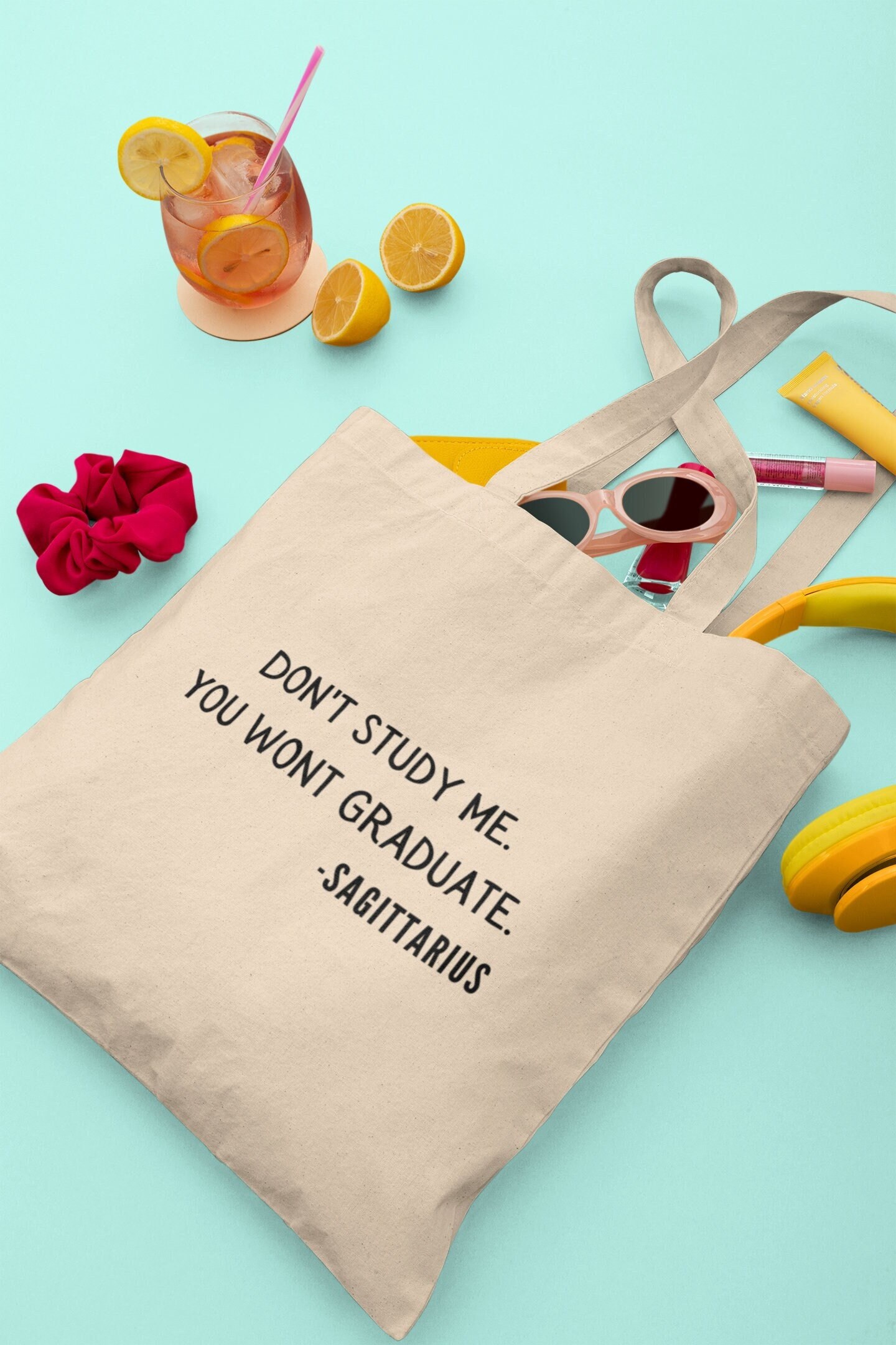 Sagittarius Tote Bag, Sagittarius gift in the uk, Gift for Sagittarius, Horoscope Bag, Zodiac Gift, Star sign gift, Sagittarius quote print