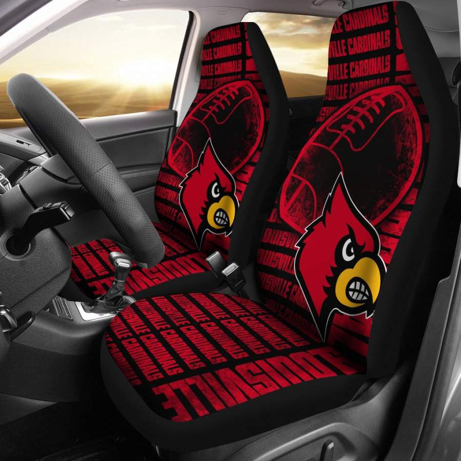 Gorgeous The Victory Louisville Cardinals Car Seat Covers CSC7747