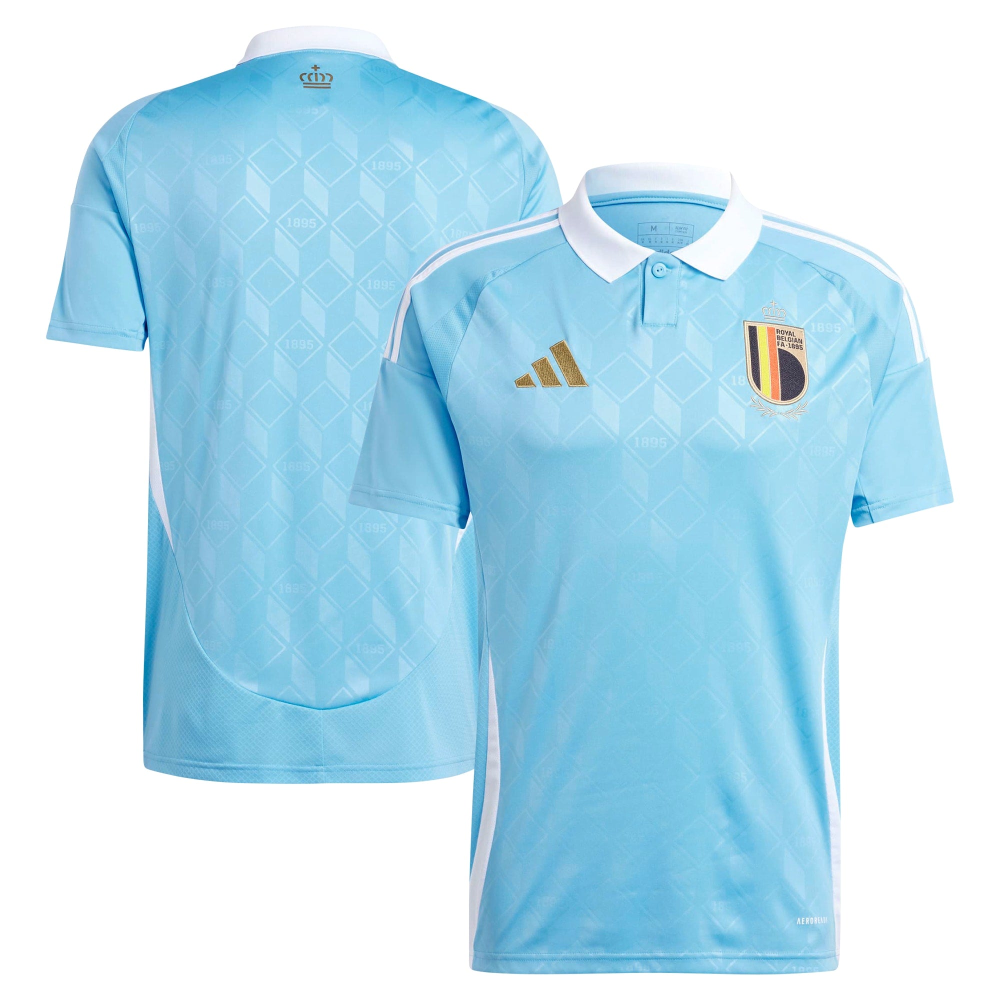 Belgium National Team Adidas 2024 Away Custom Jersey – Blue