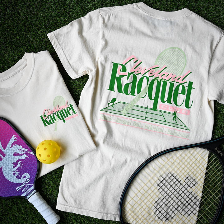 Cleveland Racquet Club Tennis Racquet Ball Pickleball Badminton Tee Shirt Outfits