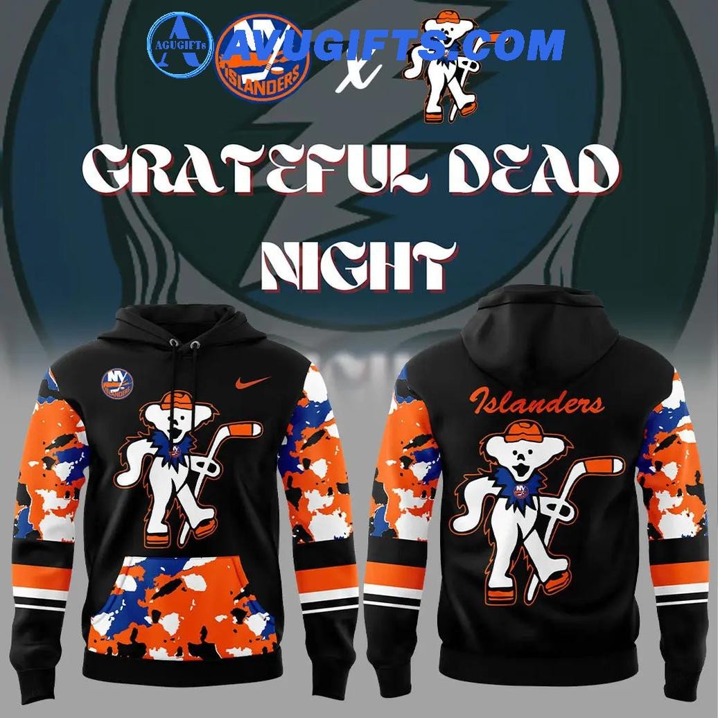 New York Islanders X Grateful Dead Night Limited Edition Hoodie – Zip Hoodie 3D Aop Shirt