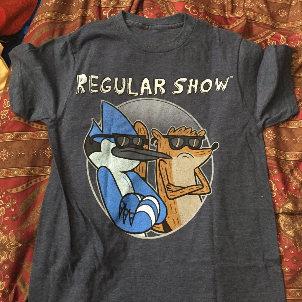 Regular Show Mordecai And Rigby Cartoon Tee Shirt Outfits