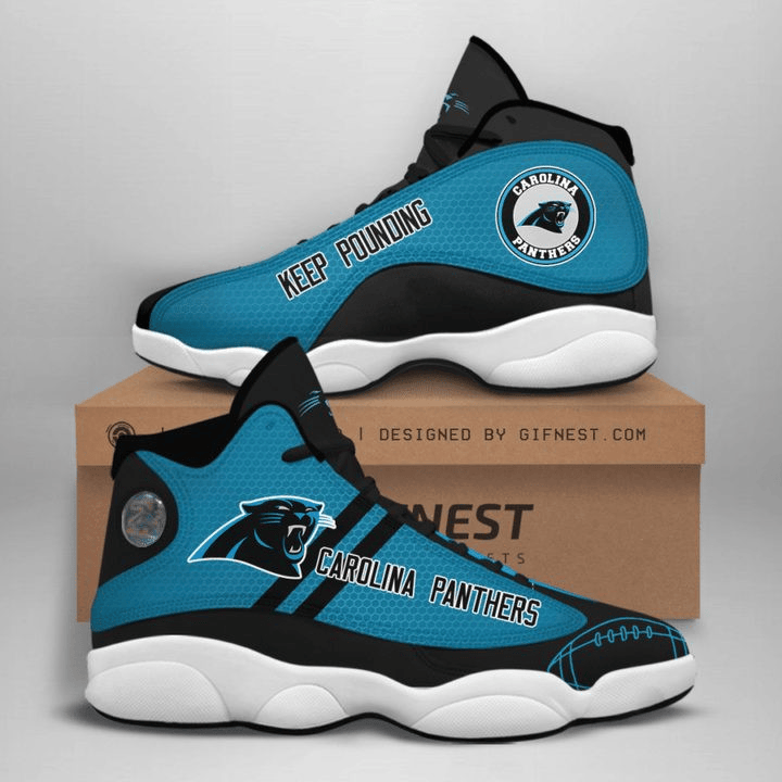 Carolina Panthers Blue Black Air Jordan 13 Shoes JD13 V1098