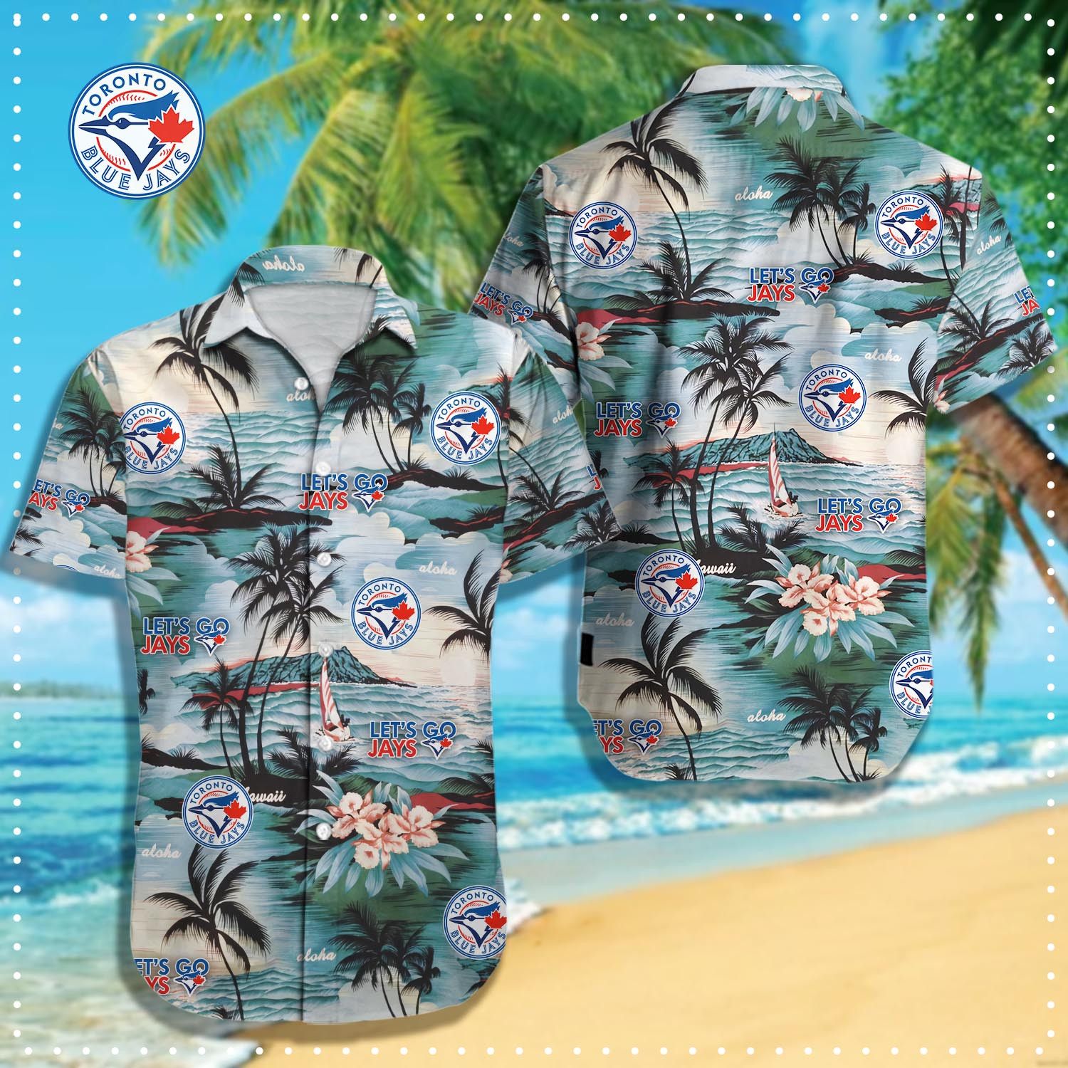 Toronto Blue Jays Tropical Bliss Celebration Shirt