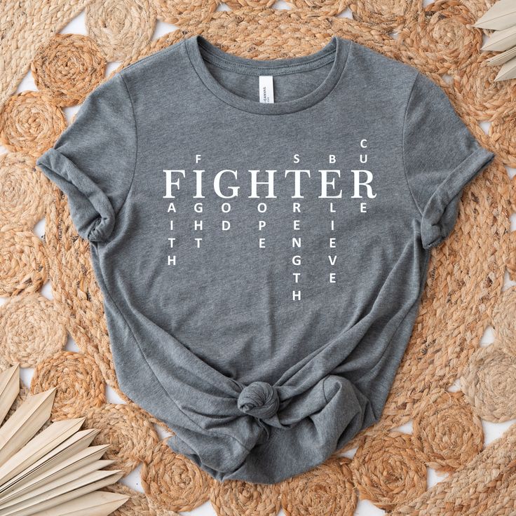 Fighter Meaning Shirt, Cancer Shirt, Breast Cancer Shirt, Women Shirt, Pink October, Gift for a Cancer Fighter, Ink and Quotes