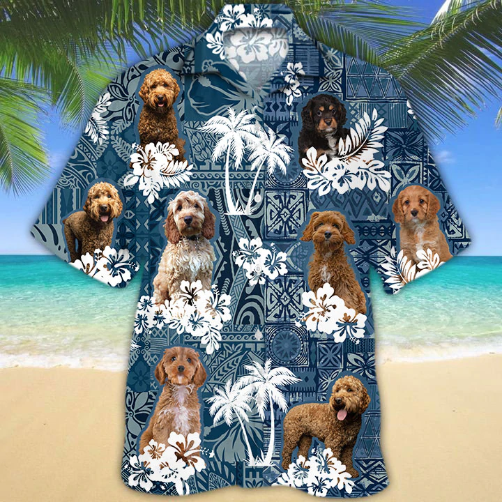 Cavapoo Hawaiian Shirt, Dog Summer Aloha Hawaiian Shirt For Men, Women