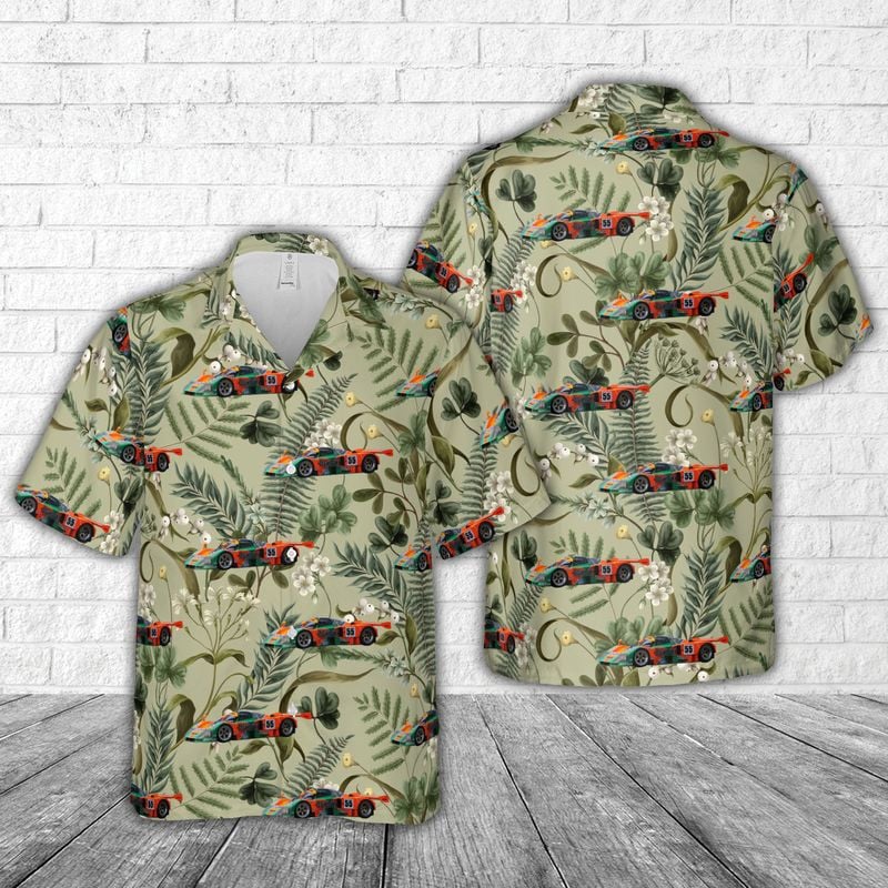 Mazda B And Leaf Pattern 3D Hawaiian Shirt