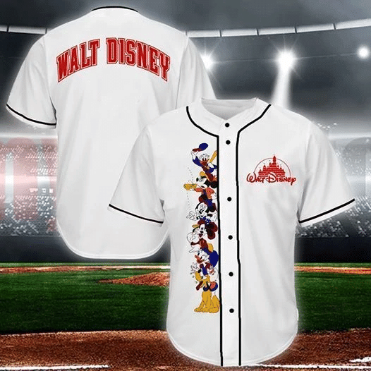 [Personalized Name] Wd Jersey 3D Prints Baseball Jersey For Men
