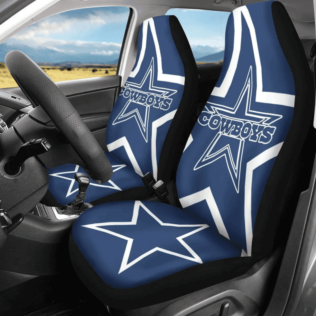 Dallas Cowboys Logo Print Pattern Car Seat Cover CSC2887