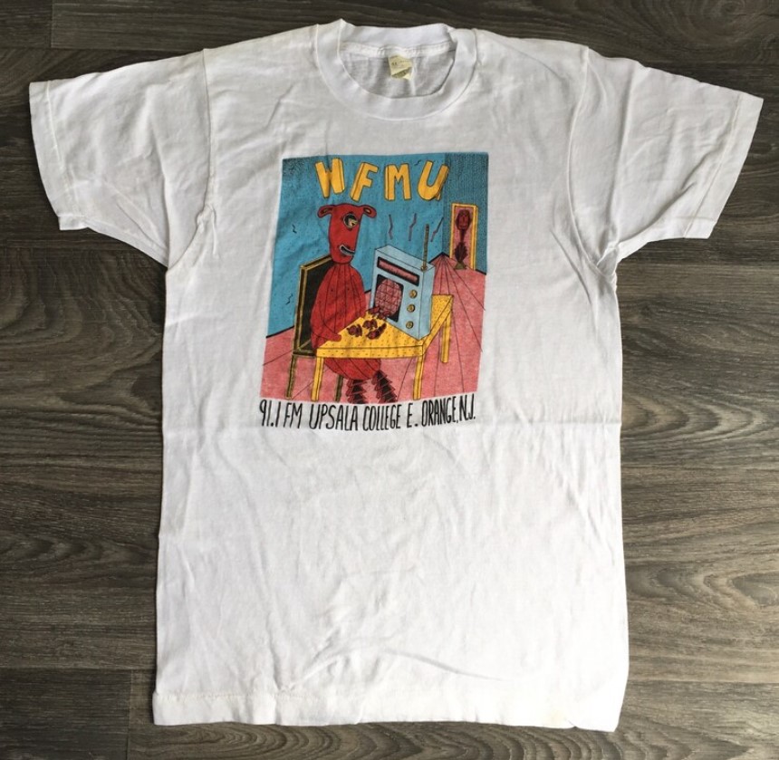 Vintage WFMU Radio Shirt 80 s Freeform Independent Radio Station Music New York New Jersey 91 1 Upsala College Tee Shirt Outfits