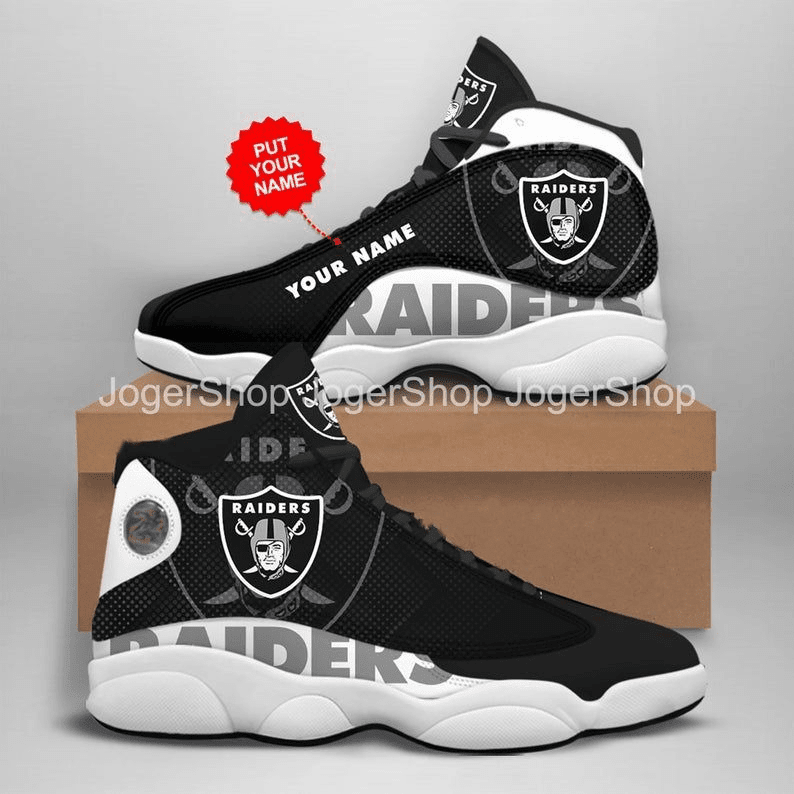 Las Vegas Raiders Air Jordan 13 Sneakers JD13 V975