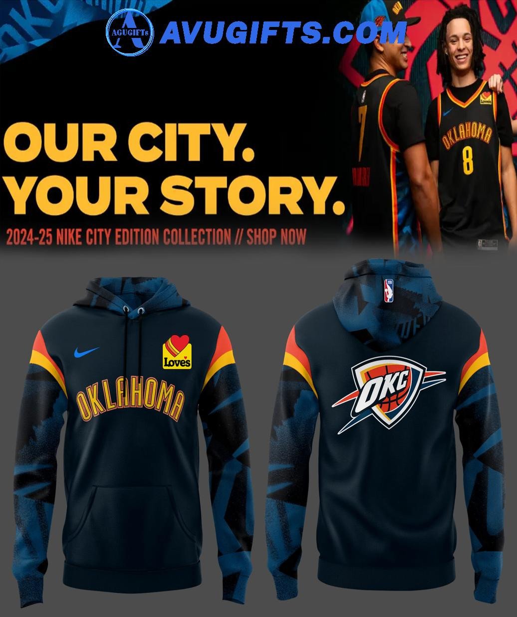 Oklahoma City Our City Your Story Special Limited Hoodie – Zip Hoodie 3D Aop Shirt