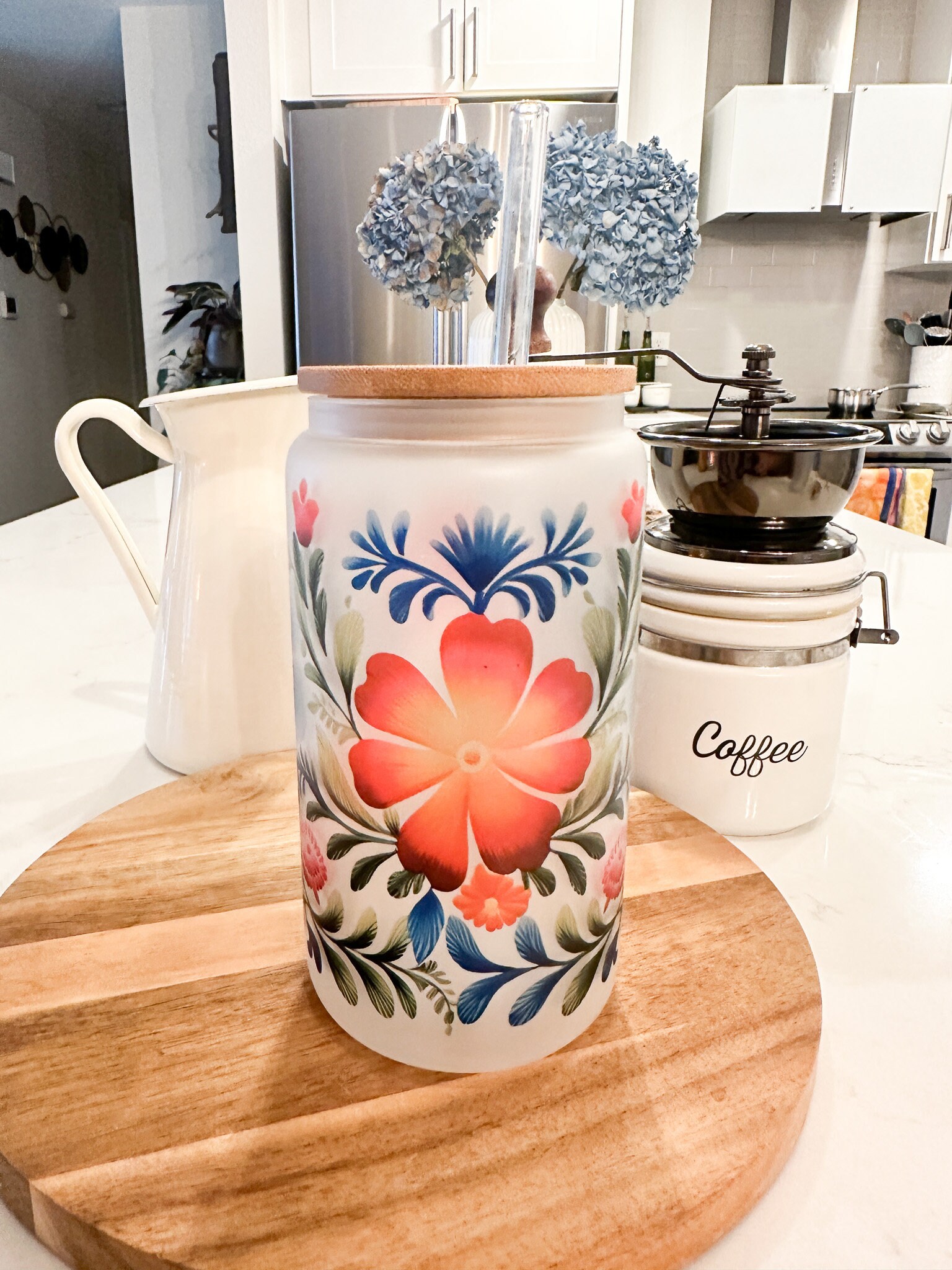 Mexican Embroidery Pattern Iced Coff … fashionstation