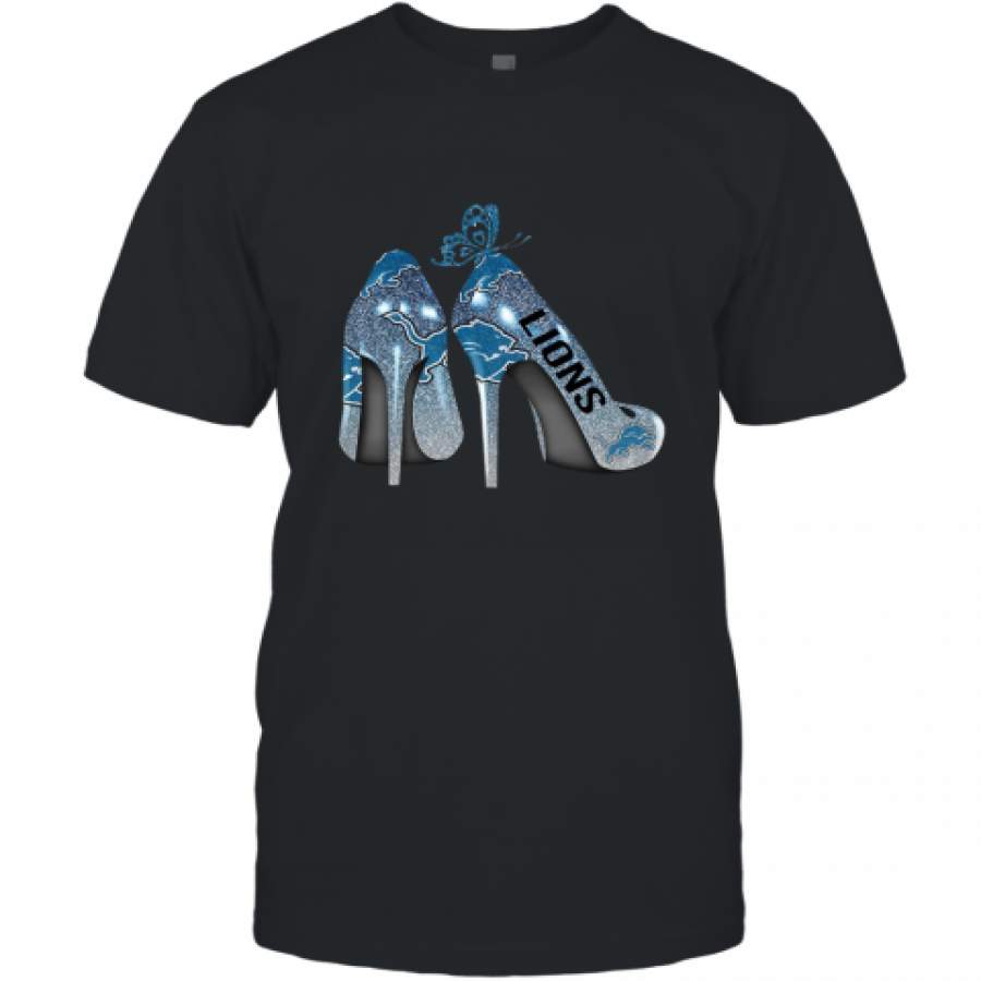 Butterfly High Heels Detroit Lions T …
