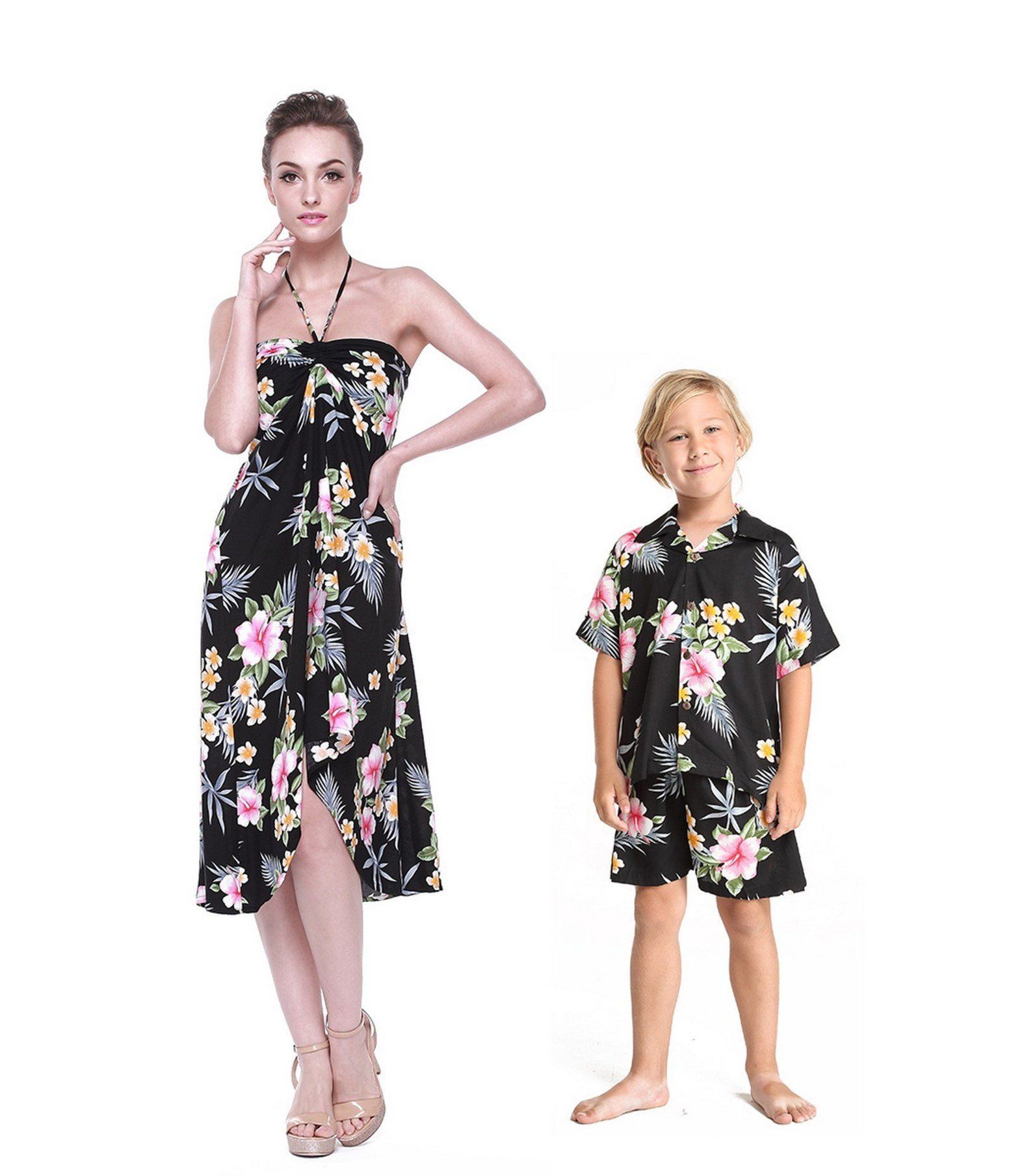 Matching Mother Son Hawaiian Luau Ou …