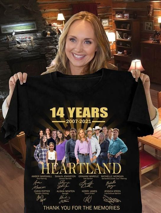 14 years heartland main casts signed for fan thank you for memories Tshirt Hoodie Sweater