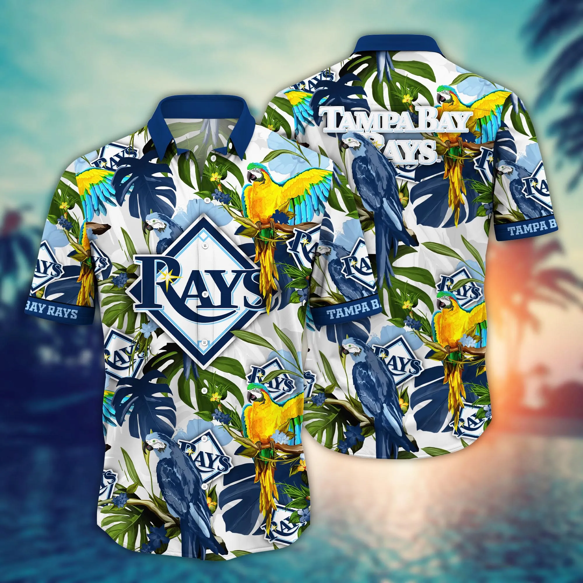 Tampa Bay Rays Mlb Hawaiian Shirt Pool Partiestime Aloha Shirt