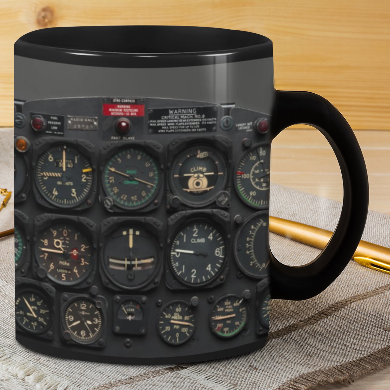 Pilot Coffee Pilot Mug Black Lh
