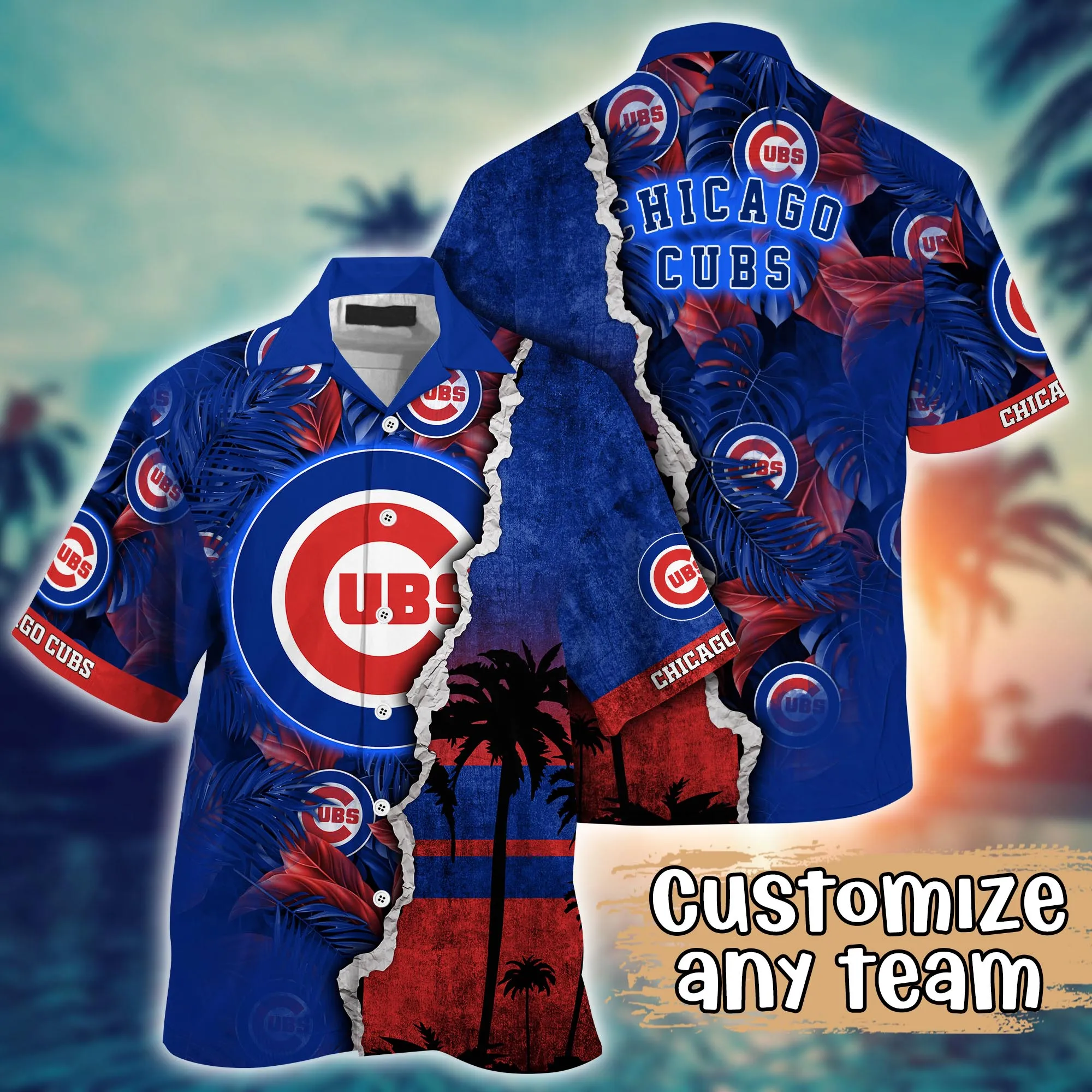 Chicago Cubs Mlb Hawaiian Shirt Custom Long Days Aloha Shirt