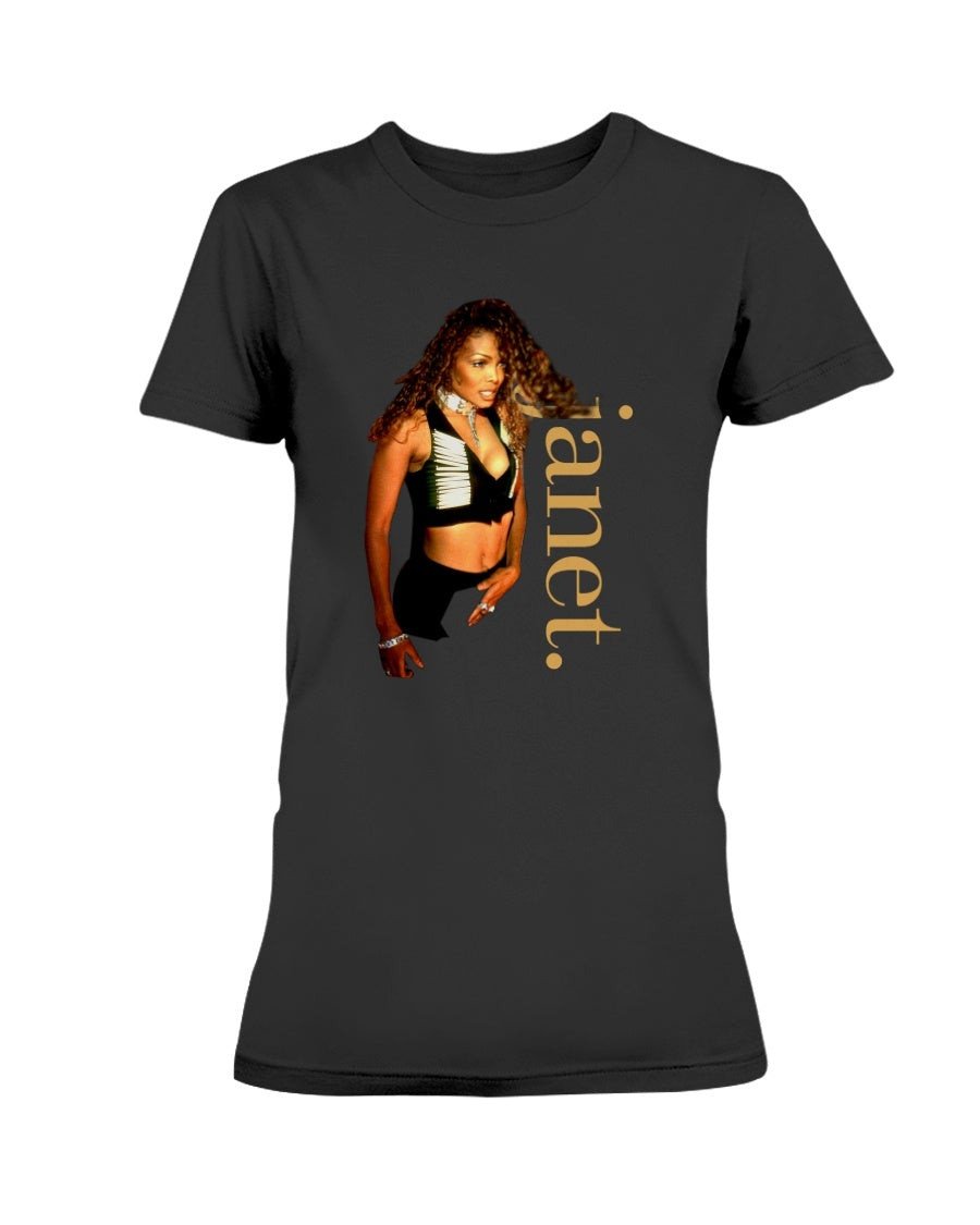 Vintage 90S Janet Jackson World Tour Promo Ladies T Shirt 211024