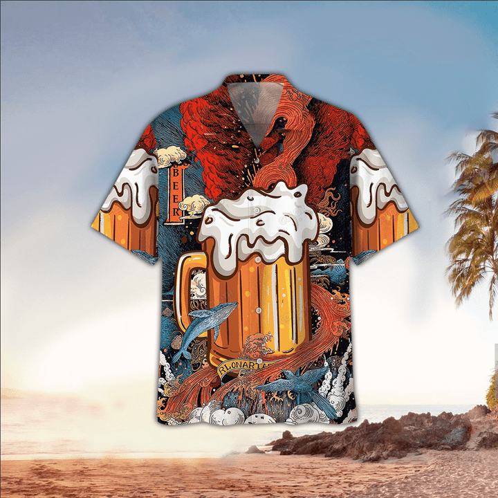 Beer Aloha Hawaii Shirt, Perfect Hawaiian Shirt For Beer Lover