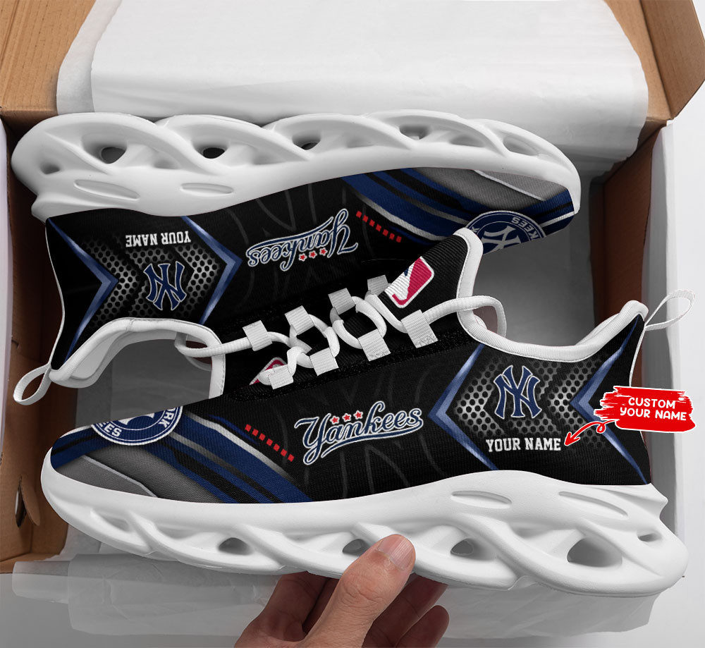 New York Yankees Personalized Clunky Sneaker Max Soul Shoes Ver 80