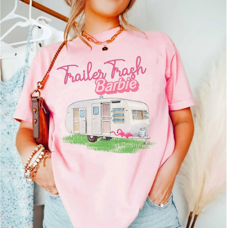 Funny Trailor Trash Barbie Shirt