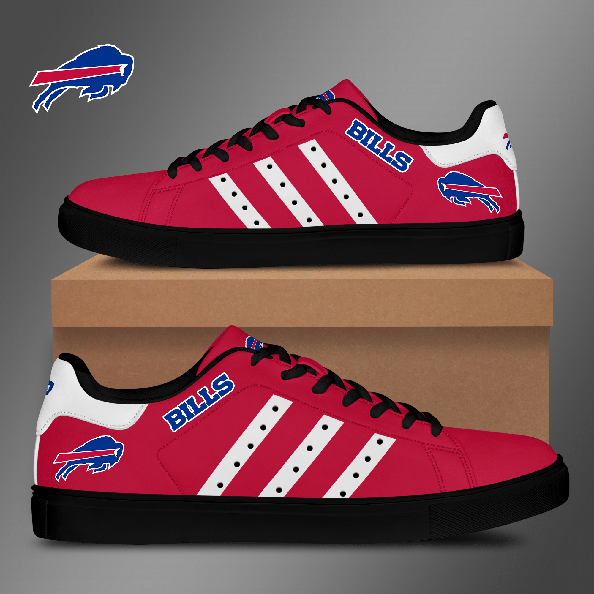 Buffalo Bills Low Top Shoes V9