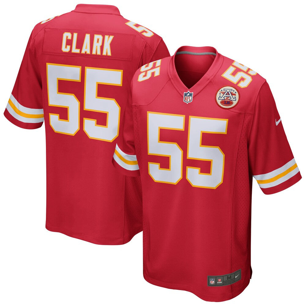 Men’S Kansas City Chiefs Frank Clark Nike Red Game Jersey