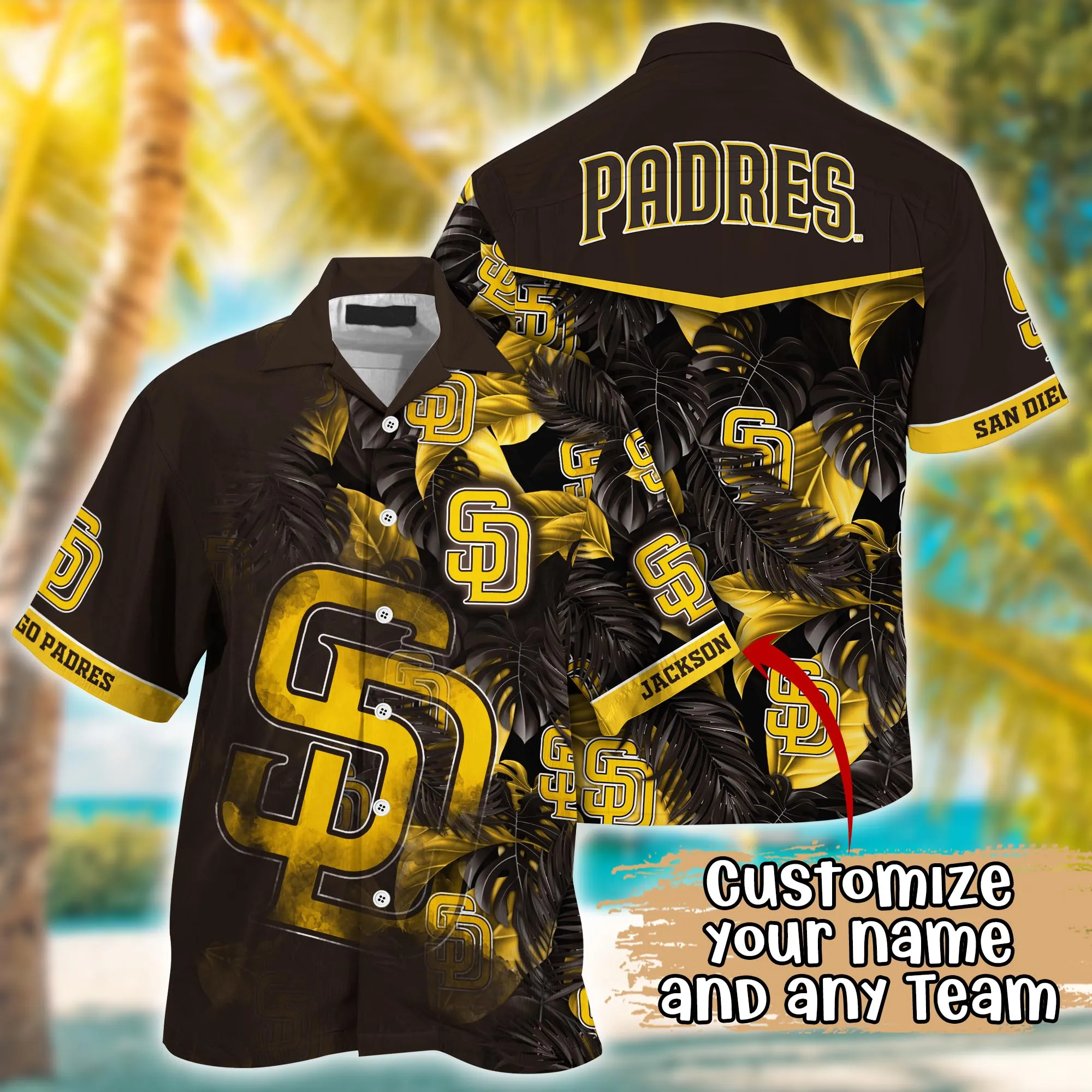 San Diego Padres Mlb Summer Hawaii Shirt And Tshirt Custom Aloha Shirt