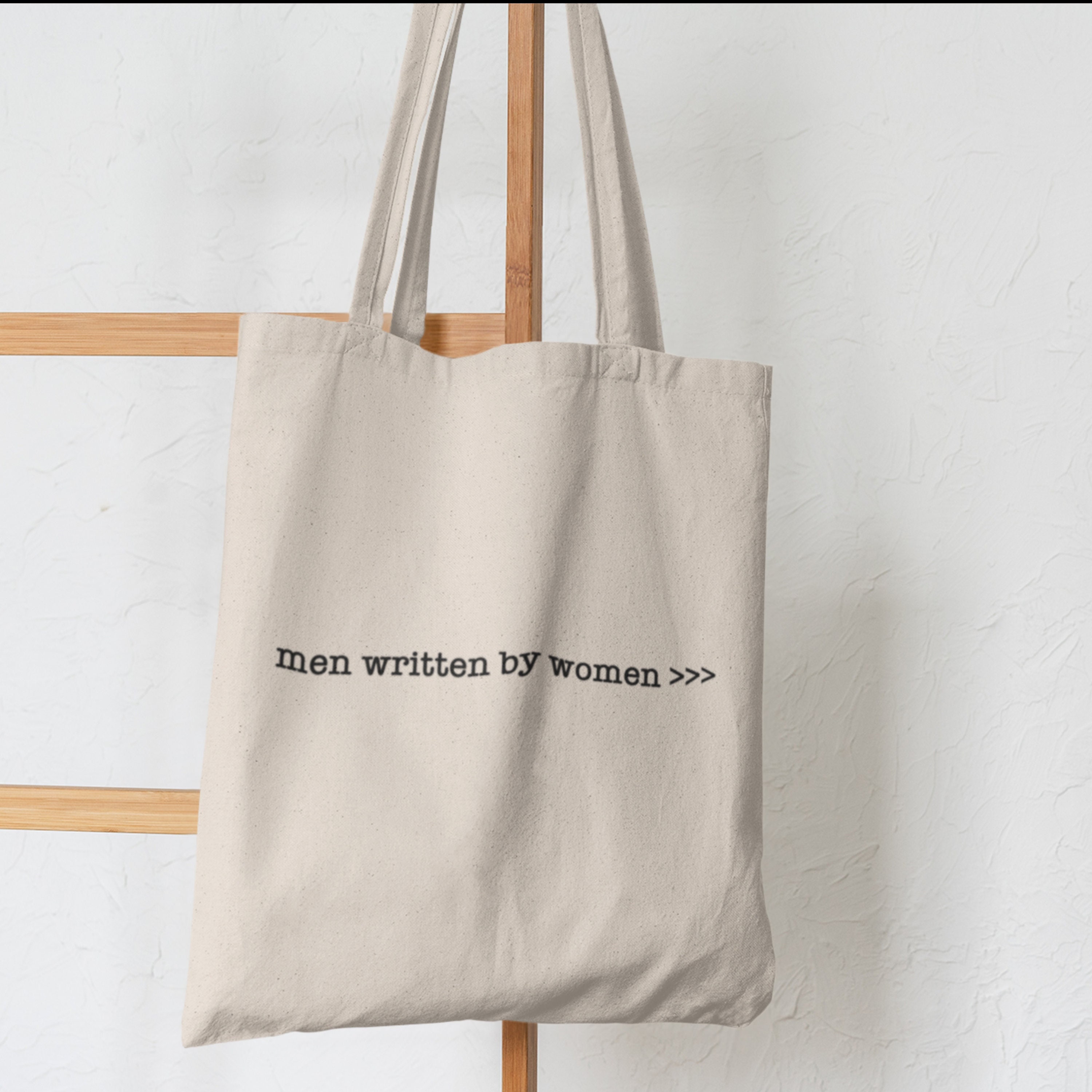 Men Written By Women Canvas Tote Bag, Fictional Men Tote, Bookish Tote Bag, Romance Novel Totes, Everyday Tote, Teachers Gift, Holiday Gift