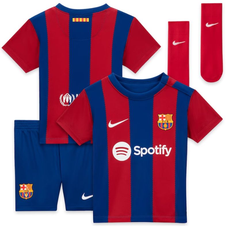 Barcelona Home Kit 2023-24 – Kids Custom Jersey – Royal