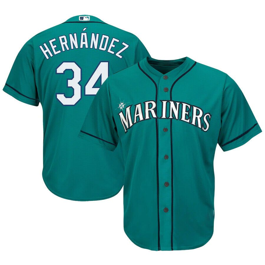 Felix Hernandez 34 Seattle Mariners All Over Print Baseball Jersey For Fans