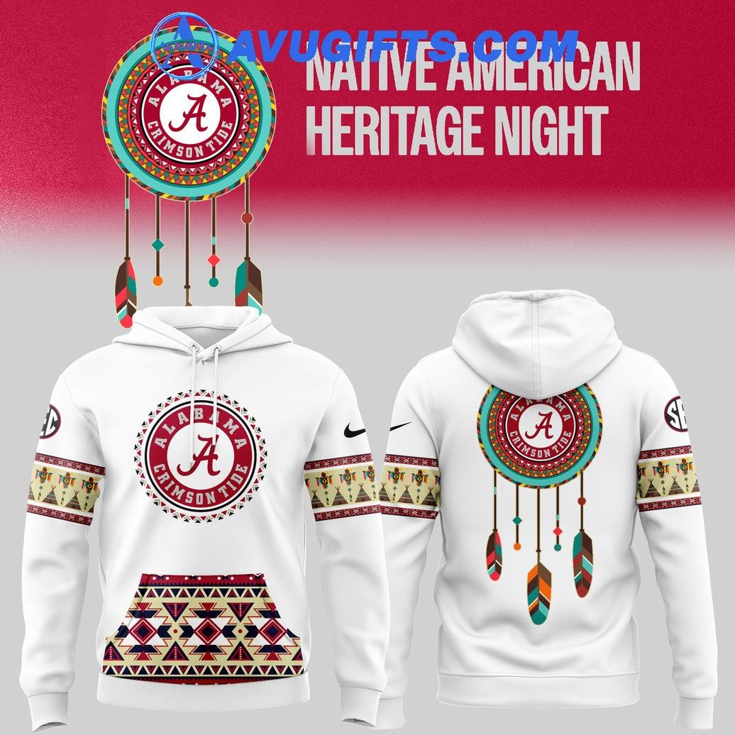 Alabama Crimson Tide X Native American Heritage Night 2024 Limited Edition Hoodie – Zip Hoodie 3D Aop Shirt