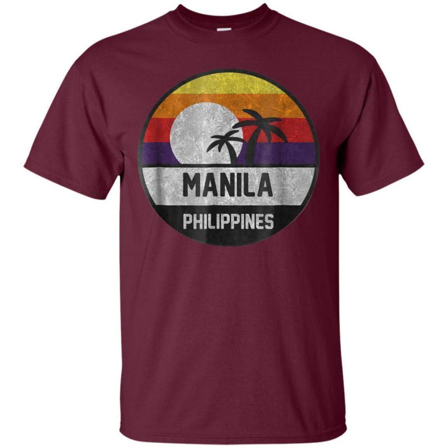 AGR Manila Retro Sunset Vintage Tshirt Jaq T-shirt